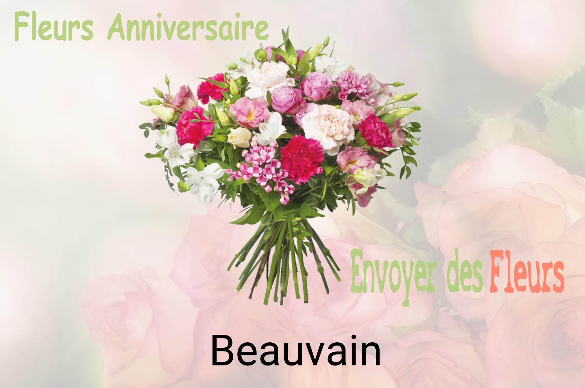 Bouquet de fleurs d’anniversaire livré à Beauvain