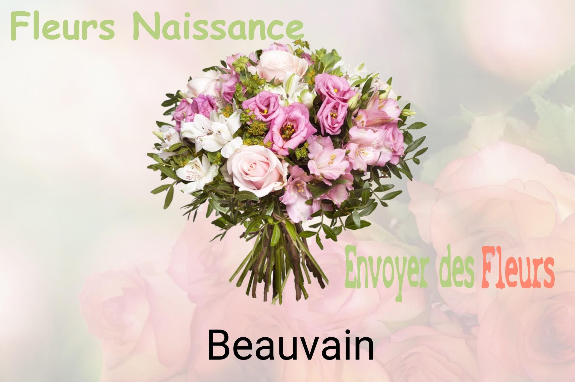 Bouquet de fleurs de naissance livré à Beauvain